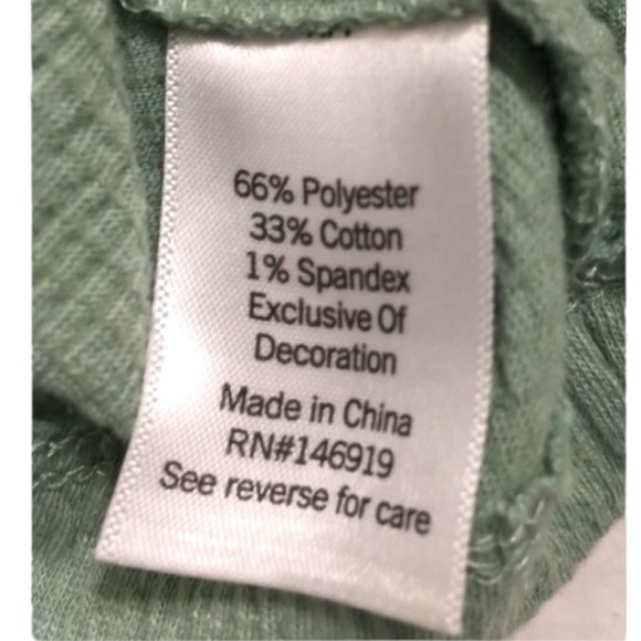 Nine West Sage Green V-neck Romper With Pocket XXL - Picture 5 of 5